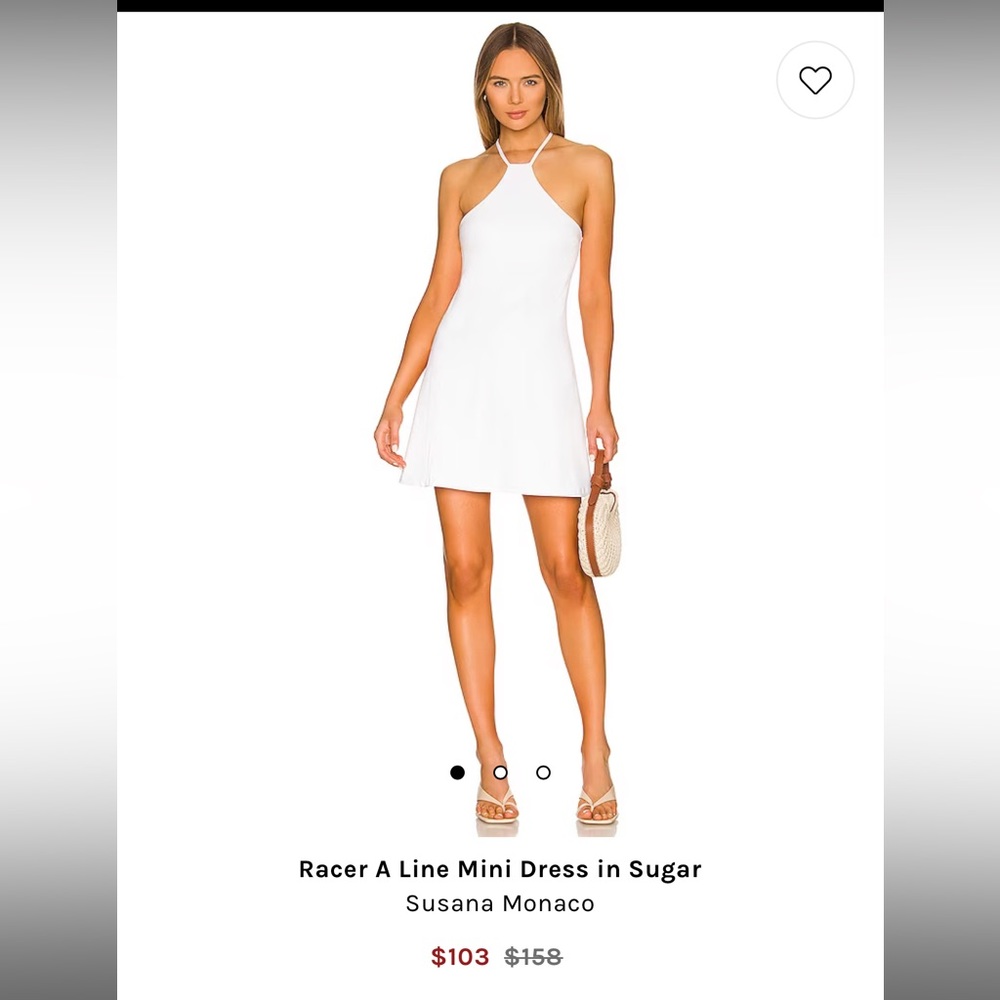 Racer A Line Mini Dress Susana Monaco Revolve NWT